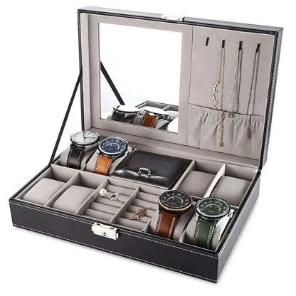 Watch And Jewelry case Holder (8 watch compartments) - Deliverrpk