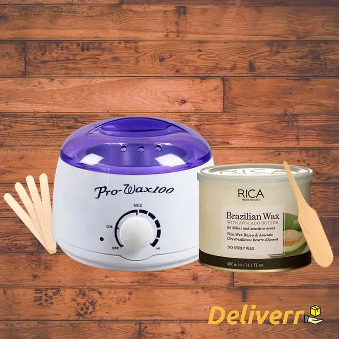 Wax Heater & Rica Brazillian Wax Deal (4 in1 offer) - Deliverrpk