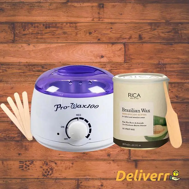 Wax Heater & Rica Brazillian Wax Deal (4 in1 offer) - Deliverrpk