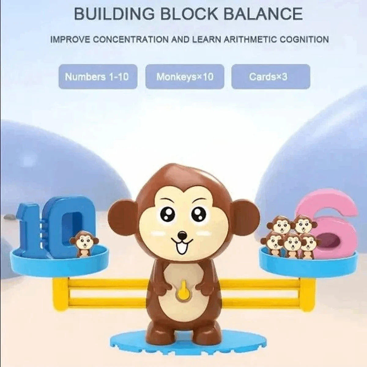 Monkey Balance Learning Game – Educational Weight Scale Toy