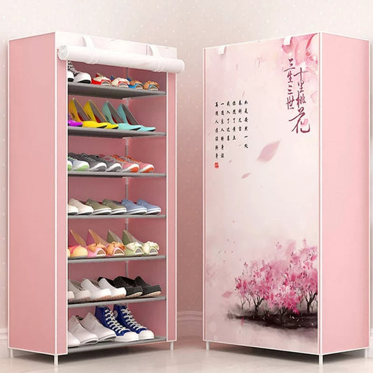 8 Layer Printed Shoe Rack - Deliverrpk