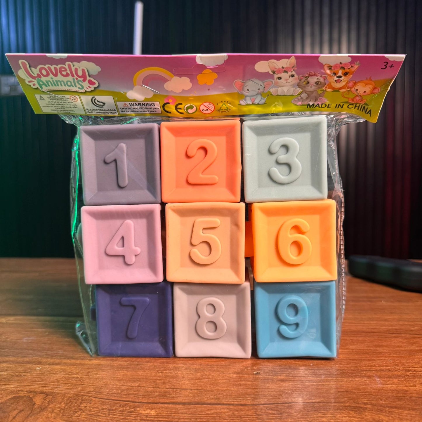 Large Soft teethers Building Blocks Numbers and Shapes For Kids