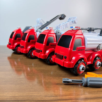 DIY Fire Rescue Truck For Kids