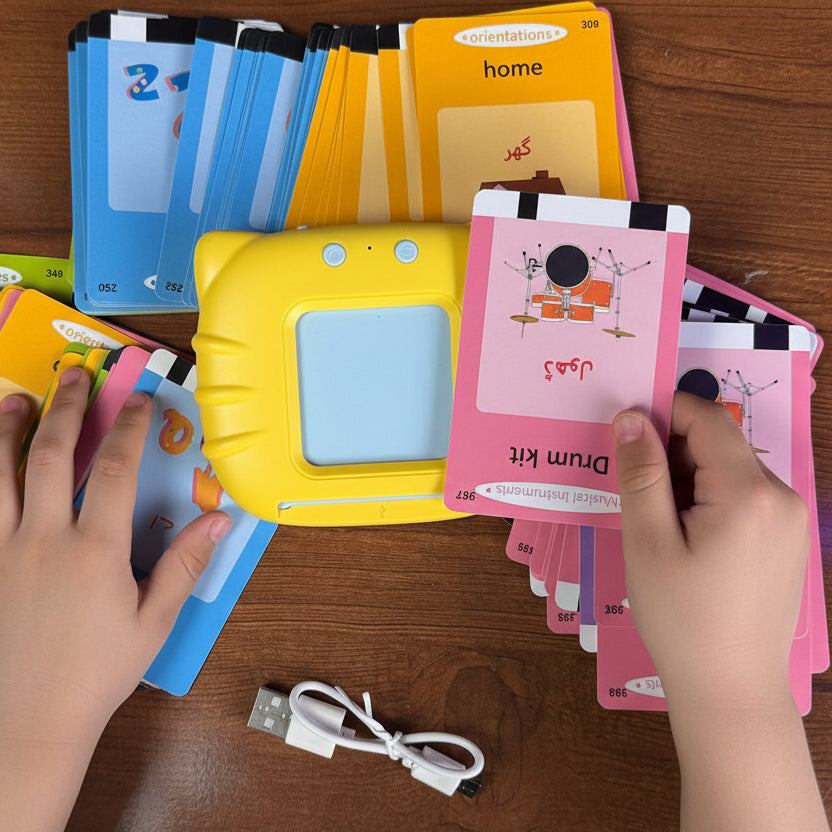 Bilingual Language Talking Flash Cards For Kids 