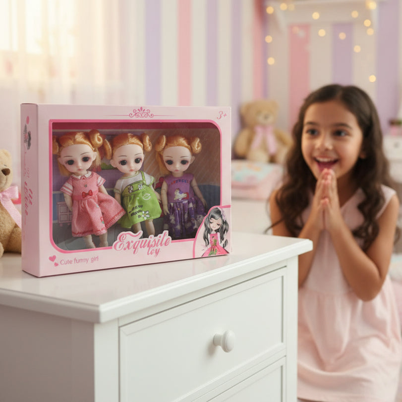 Cute Barbie Doll For Kids - Toynix.pk