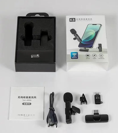 Wireless Microphone for iPhone and Type-C Android Phones - Deliverrpk
