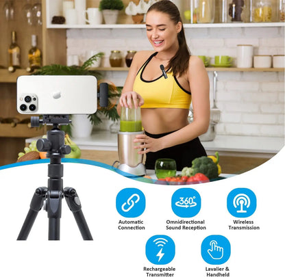 Wireless Microphone for iPhone and Type-C Android Phones - Deliverrpk