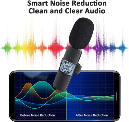 Wireless Microphone for iPhone and Type-C Android Phones - Deliverrpk