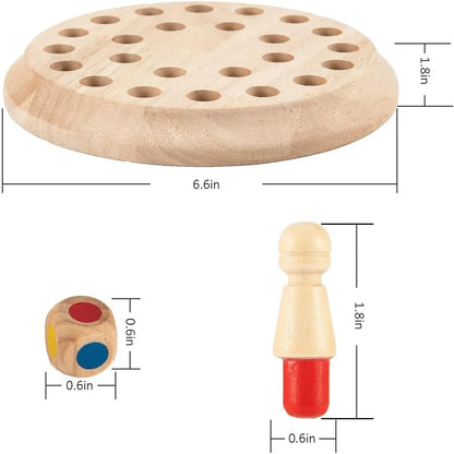 Wooden Memory Matching Chess Game for Kids