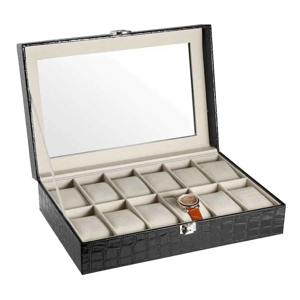 Wrist Watch Storage Case (12 Slot) - Deliverrpk