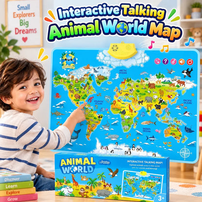 'Explore the World' and 'Let's learn animals'.