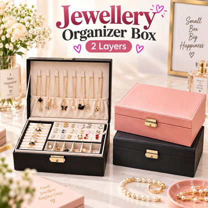 2 layer jewellery organizer box - deliverrpk
