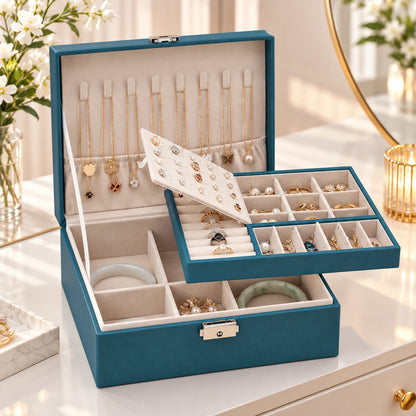 2 layer jewellery organizer box - deliverrpk