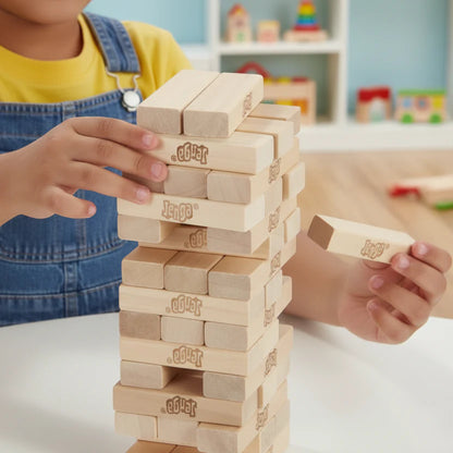Wooden Jenga Stacking Tower Game