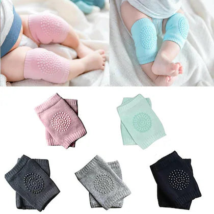 3 Pairs Anti-slip baby knee pads, unisex knee pads for babies, toddlers, Baby Knee Protector 3 Pairs - Deliverrpk