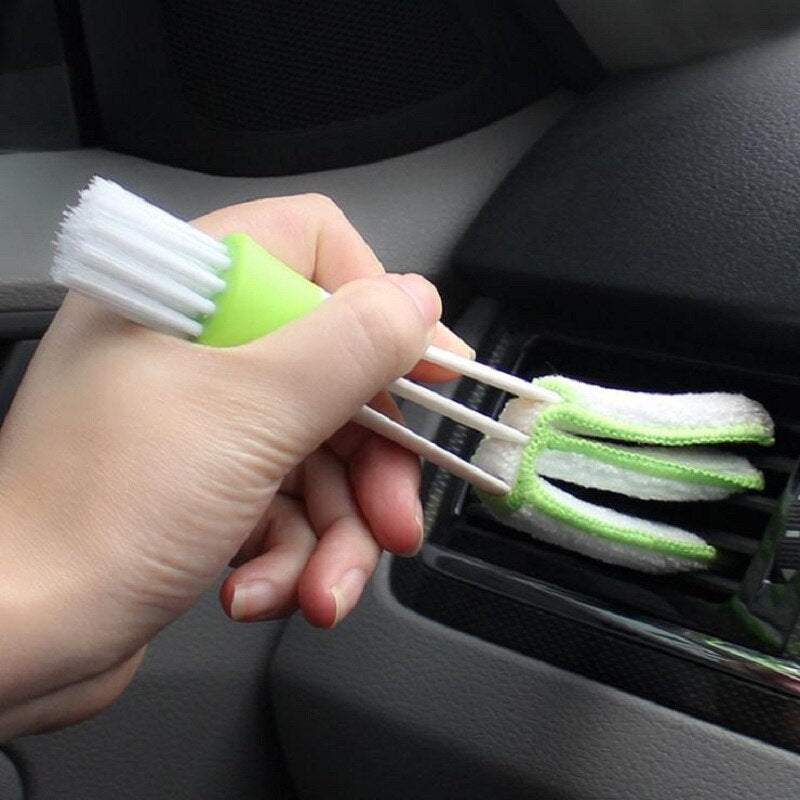 Vent Cleaning Brush Car Clean Brush Cleaning Accessories Car Auto Air Conditioner Vent Cleaner Blinds Keyboard Dust Computer Car Styling Clean Tools - Deliverrpk