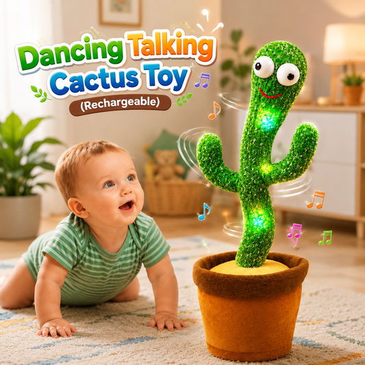 Dancing talking Cactus Toy (Rechargeable)