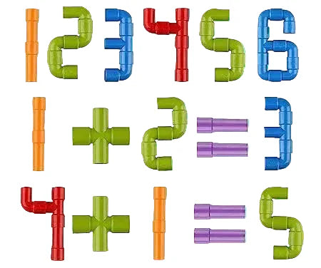 Colorful Creative Pipe Puzzle Building Blocks for Kids
