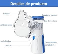 Mini Mesh Nebuliser Portable Handheld Effective Respiratory Solution For Adults & Kids Or Infants