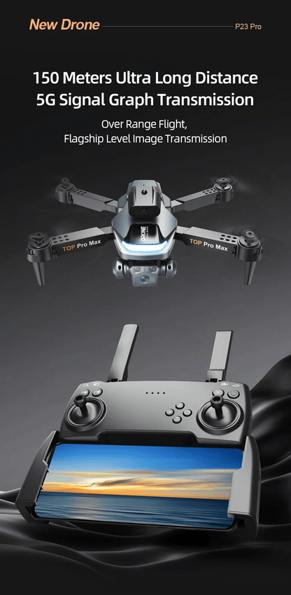 P23 Pro Intelligent Obstacle Avoiding Drone - Foldable Drone - Toynix
