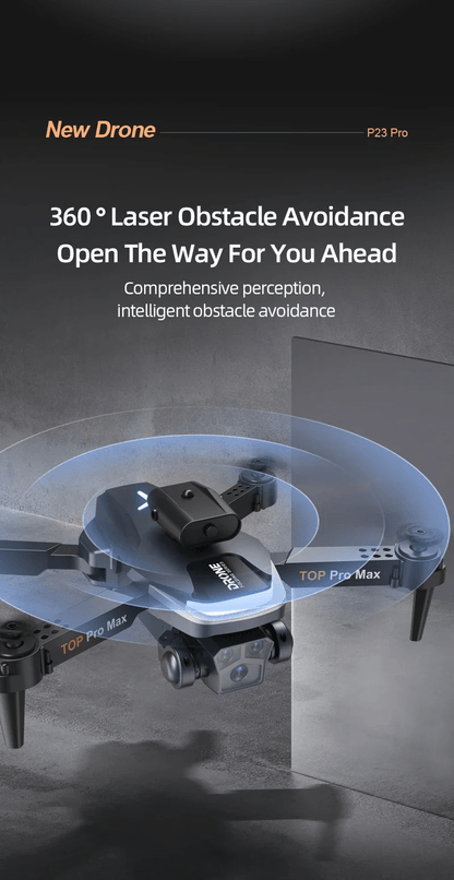 P23 Pro Intelligent Obstacle Avoiding Drone - Foldable Drone - Toynix