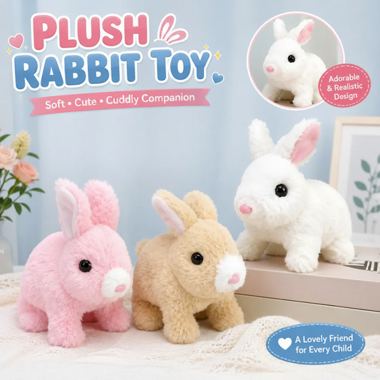 Plush Rabbit Toy with Sound and Motion for Kids (09-1)