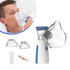 Mini Mesh Nebuliser Portable Handheld Effective Respiratory Solution For Adults & Kids Or Infants