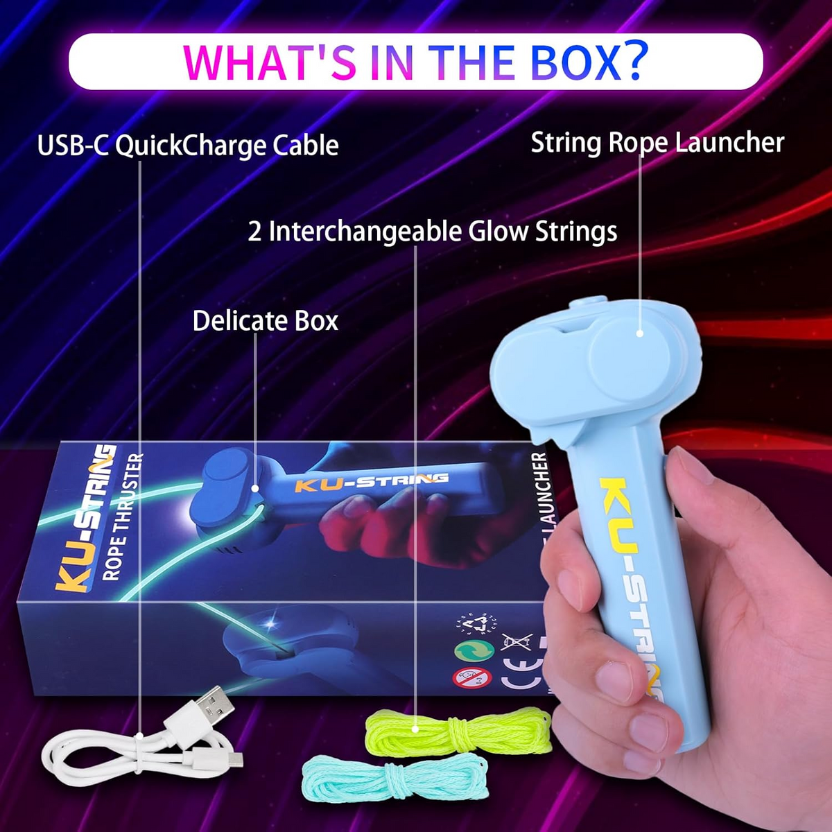 Toy String Rope Launcher String Launcher Rope Toy for Kids | Action Toy Pakistan – Deliverrpk