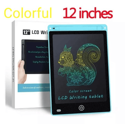 12 Inch LCD Multicolor Screen Writing Tablet Erasable Writing Board - Toynix
