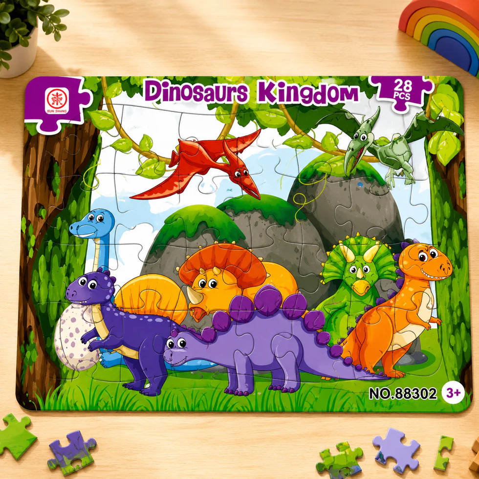 28 Pcs Jigsaw Puzzle for Kids (Random | 88)