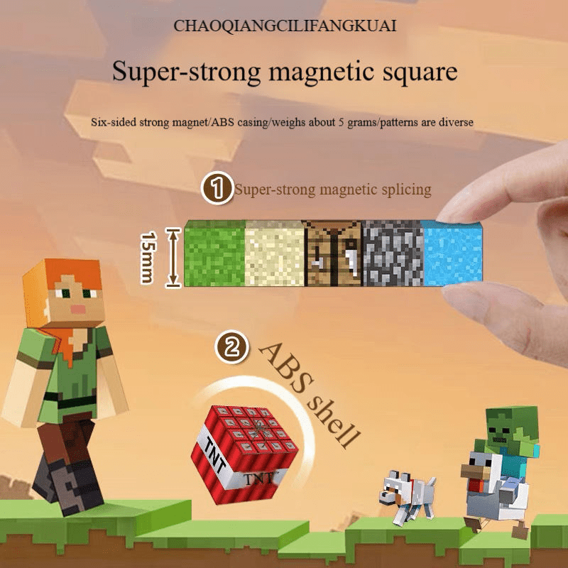 Minecraft Magnetic Building Blocks - Toynix