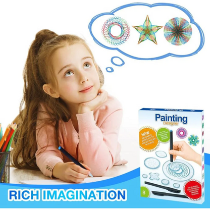 Educational Spirograph Painting Designer Set for Kids