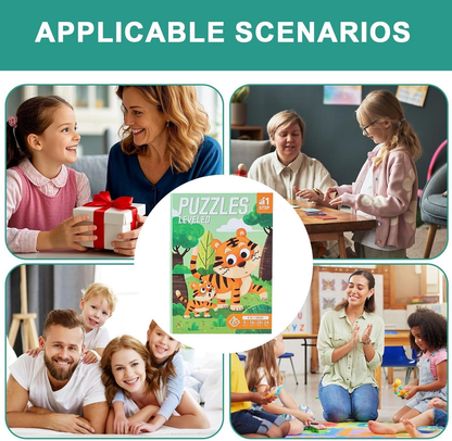 Creative Magnetic Puzzle Book for Kids (Fairy, Sea & Animal Themes)