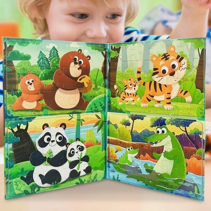 Magnetic Puzzle Book for Kids - Toynix.pk