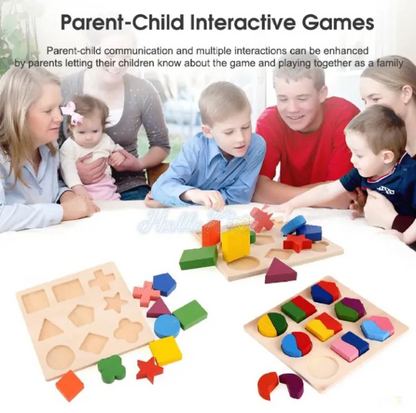 Wooden Shapes Educational Toy For Kids | 2025-7