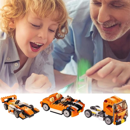 Architect 3-in-1 Speed Car Building Blocks Set – 119 Pieces DIY Racer Toy