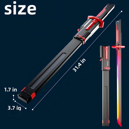 Color Flowing Spark Sword With Smoke
