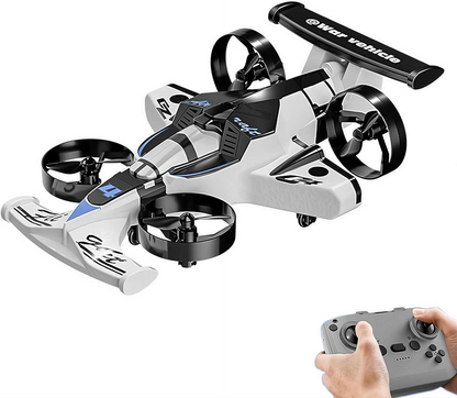 2-in-1 Flying RC Drone & Stunt Car for Kids