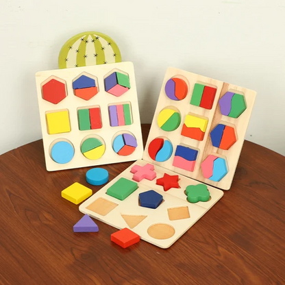 Wooden Shapes Educational Toy For Kids | 2025-7