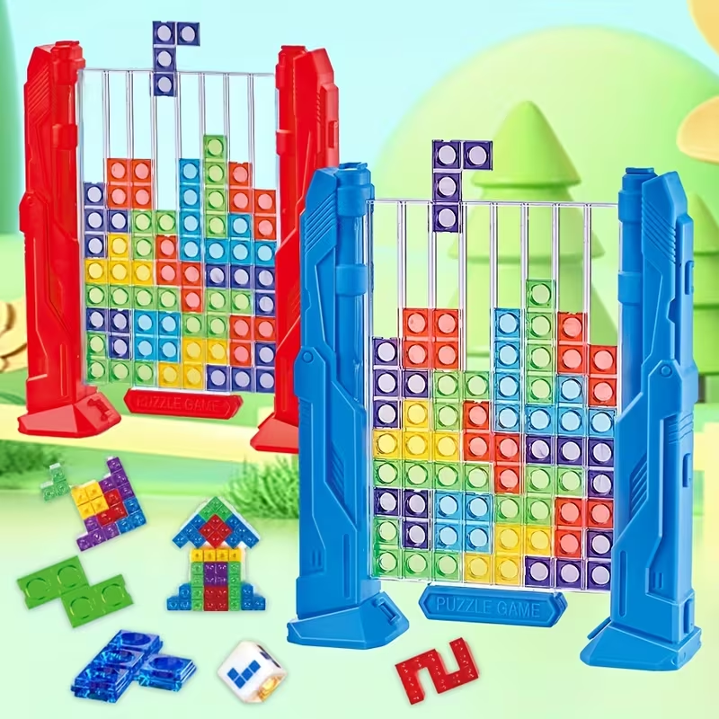 Children's Stacking Puzzle Building Blocks Tower For Kids