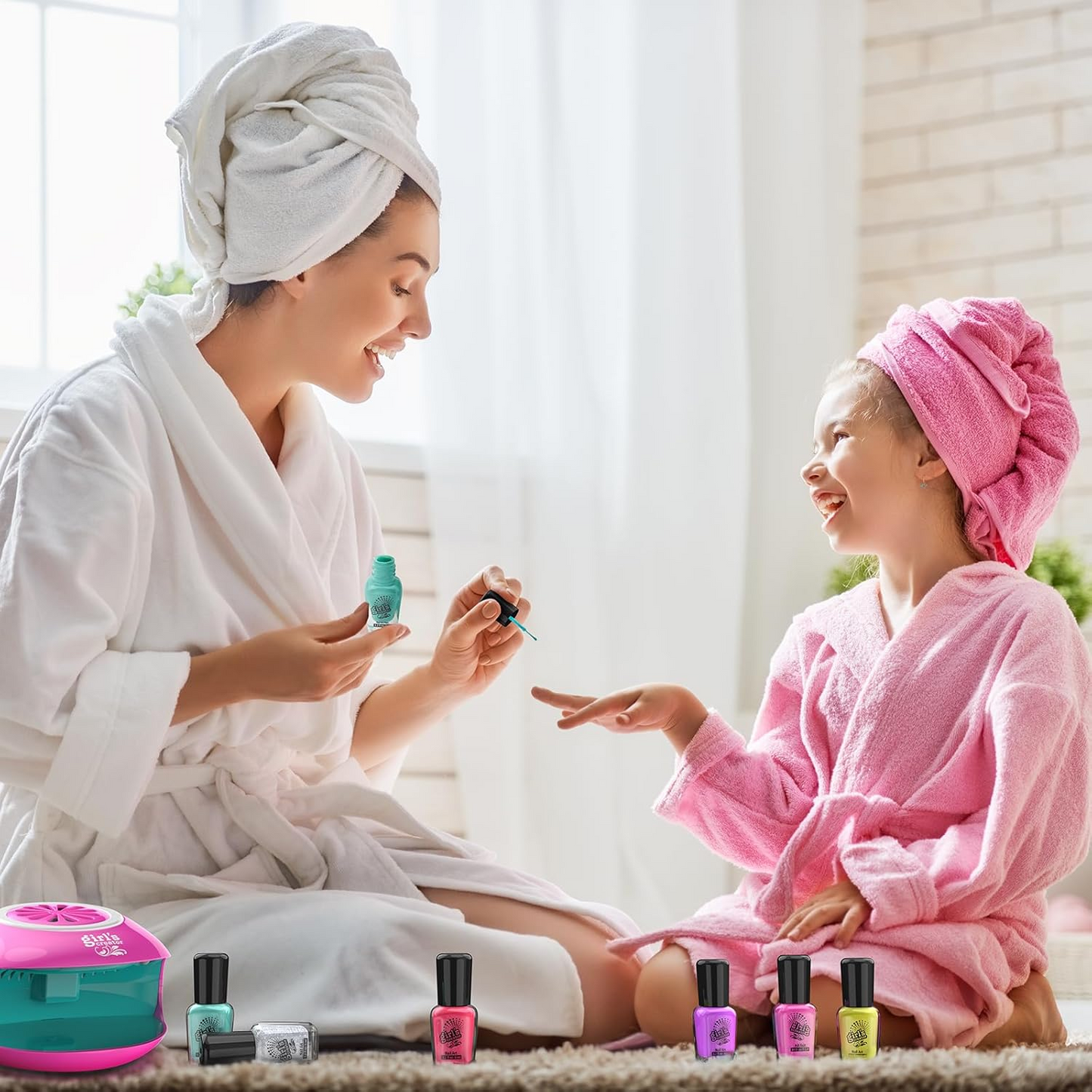Nail polish kit for kids with dryer - Toynix.pk