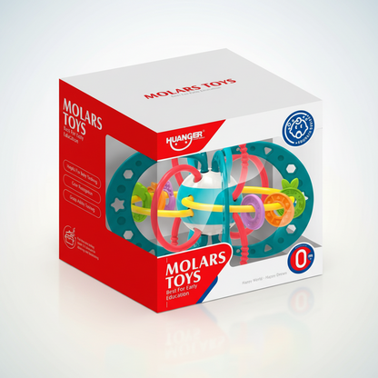 Activity Baby Teething Ring Rattle Toy