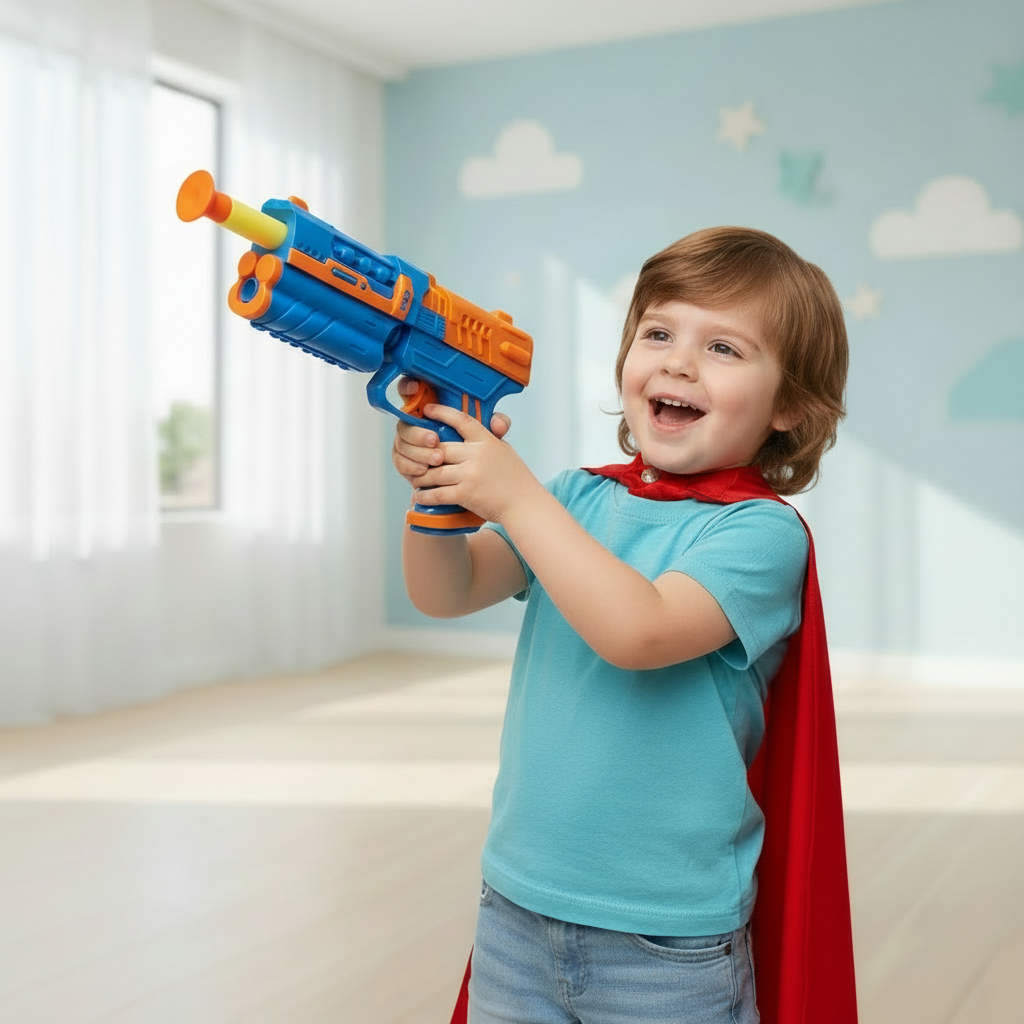Shooting Soft Bullet Gun Toy for Kids – Safe Fun Play - Toynix.pk