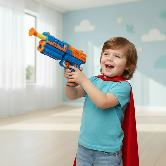 Shooting Soft Bullet Gun Toy for Kids – Safe Fun Play - Toynix.pk