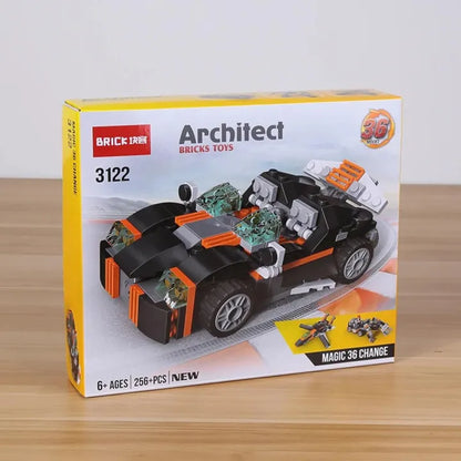 Architect 36-in-1 Building Blocks Set for Kids (256+ Pieces)