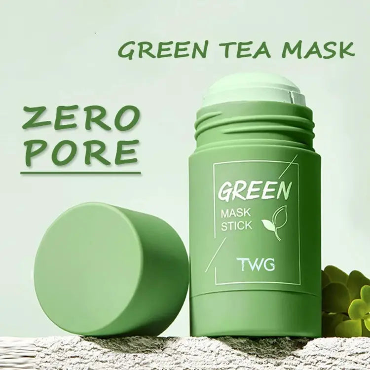 Mask Stick Skin Care Acne Blackhead Remover Oil Control Green Tea Oil Control Cleansing Solid Mask Moisturizing - Deliverrpk