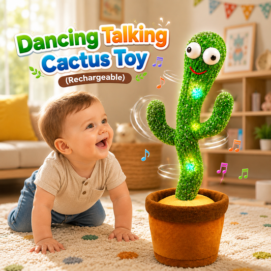 Dancing talking Cactus Toy (Rechargeable)