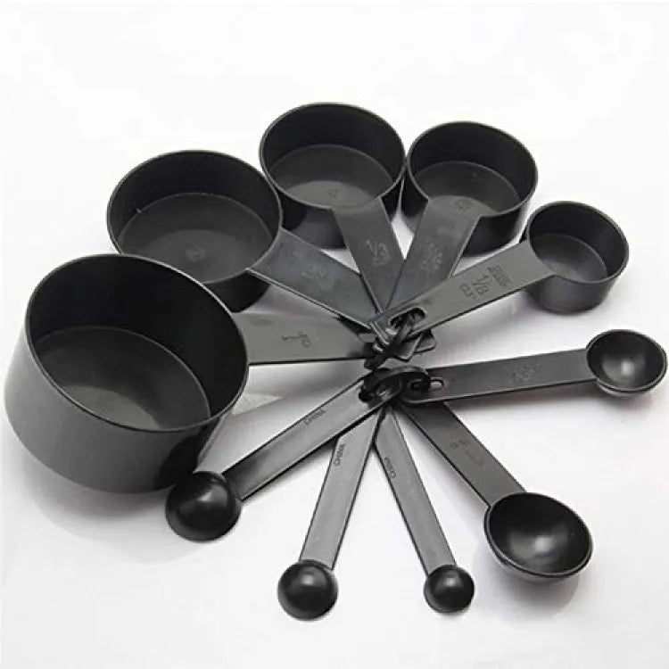 Pack Of 10 PC - Kitchen Measuring Tool Measuring Cups and Spoons Coffee Sugar Scoop Baking Measuring Cups Cooking Baking Accessories - Deliverrpk