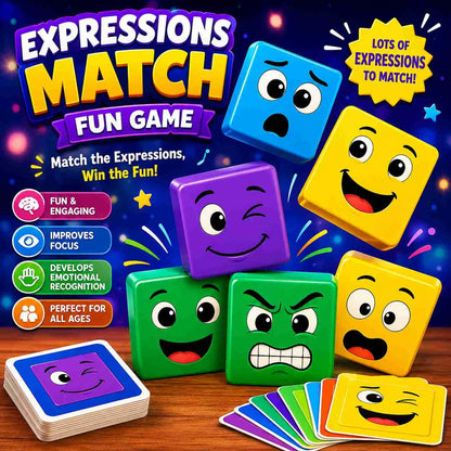 Face Changing Expression Cube Table Game for Kids