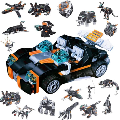 Architect 36-in-1 Building Blocks Set for Kids (256+ Pieces)